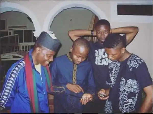 QOTD!!! Who Do You Think Reminisce Looks Like In This Throwback Photo With Sarz And Jahbless?